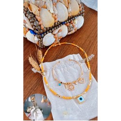 SARI BONCUK KOLYYE SARI BONCUK KOLYYE